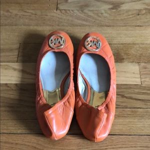 Orange Michael Kors shoes